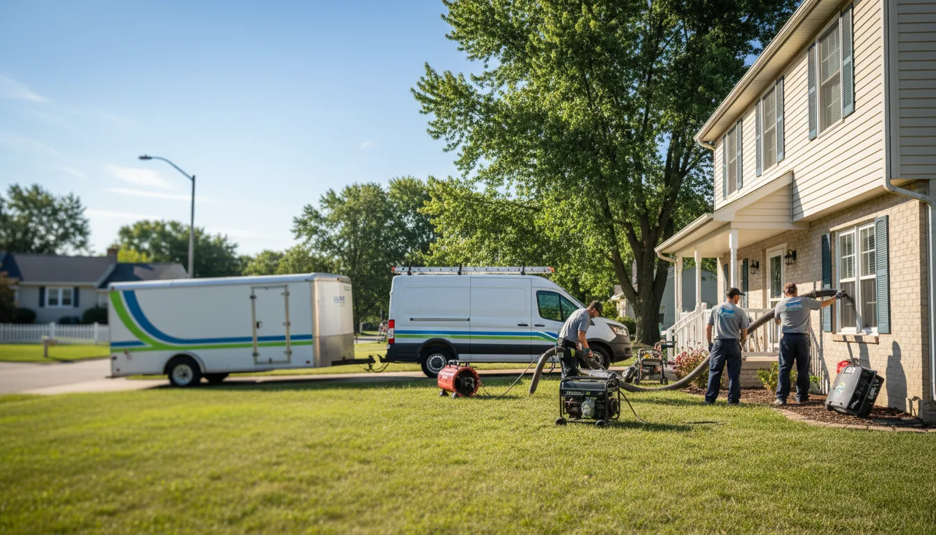 Flooded Basement Restoration And Cleanup With Repair in Alma, AR near me
